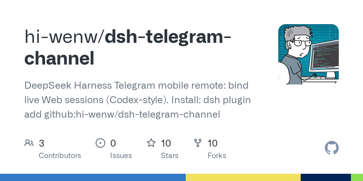 hi-wenw/dsh-telegram-channel Screenshot preview