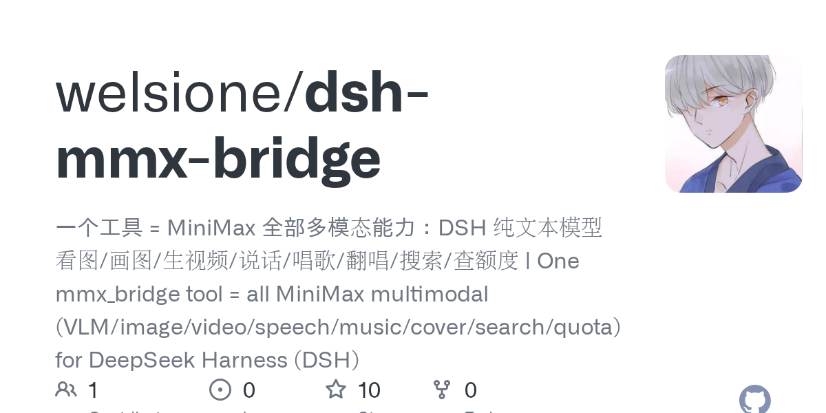 welsione/dsh-mmx-bridge Screenshot preview