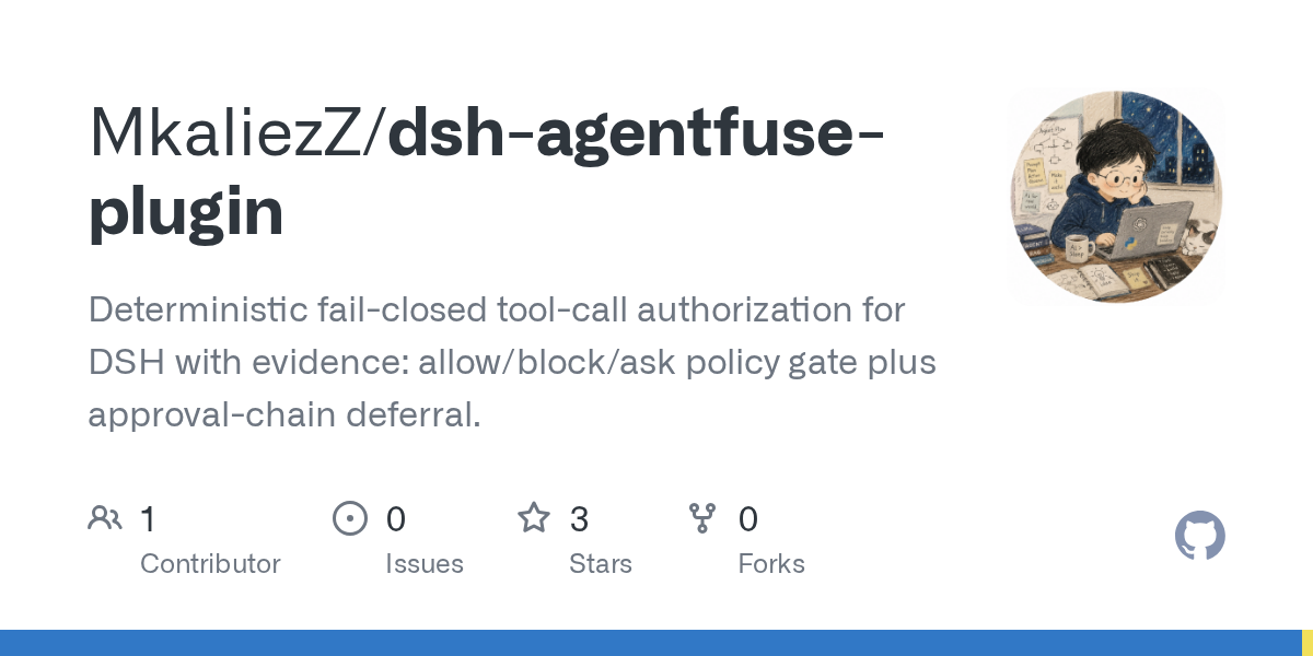 MkaliezZ/dsh-agentfuse-plugin Screenshot preview