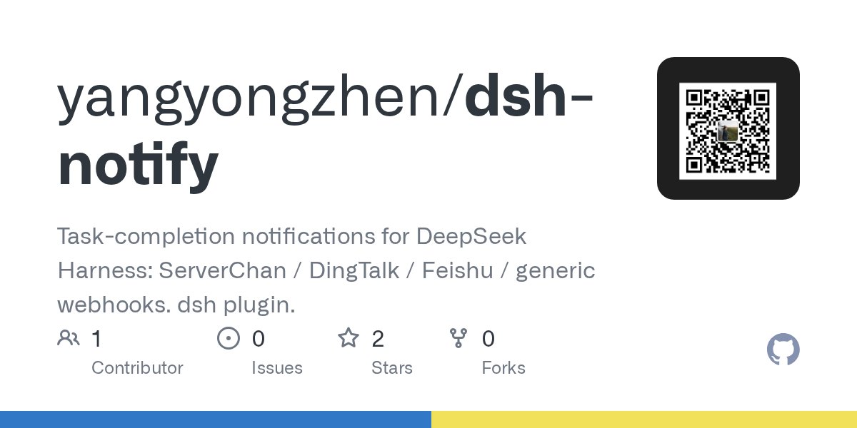 yangyongzhen/dsh-notify Screenshot preview