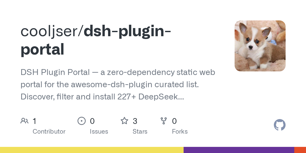 cooljser/dsh-plugin-portal Screenshot preview