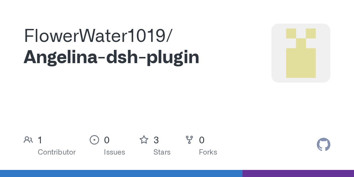 FlowerWater1019/Angelina-dsh-plugin Screenshot preview