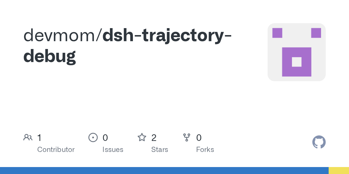 devmom/dsh-trajectory-debug Screenshot preview