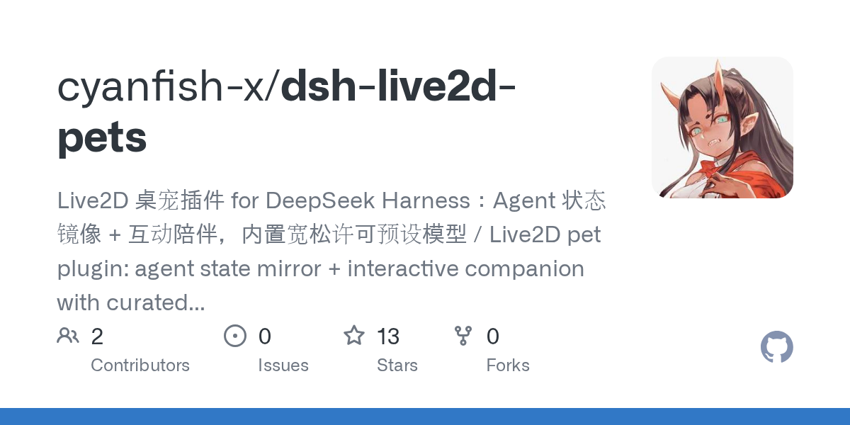 cyanfish-x/dsh-live2d-pets Screenshot preview
