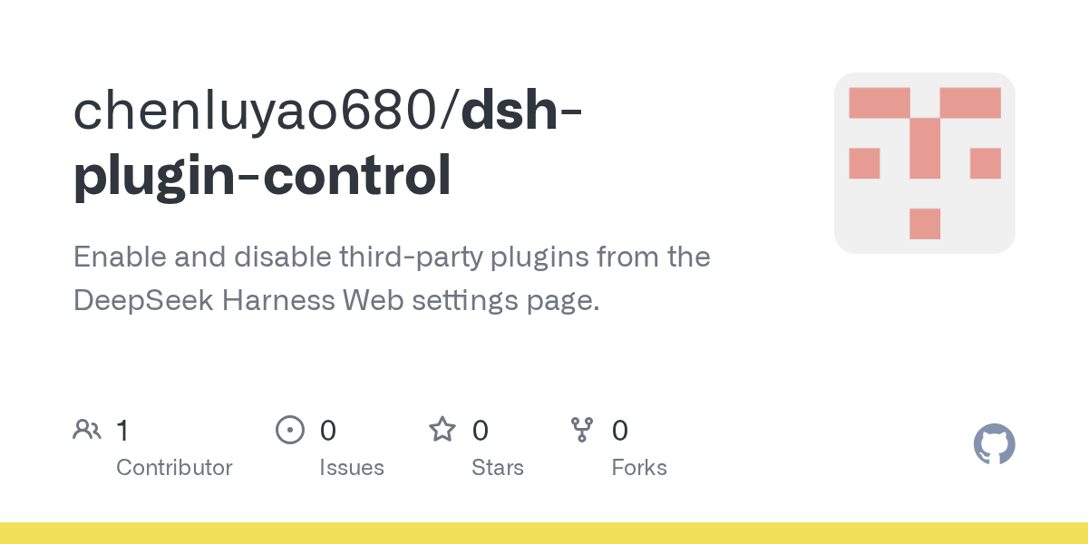 chenluyao680/dsh-plugin-control Screenshot preview