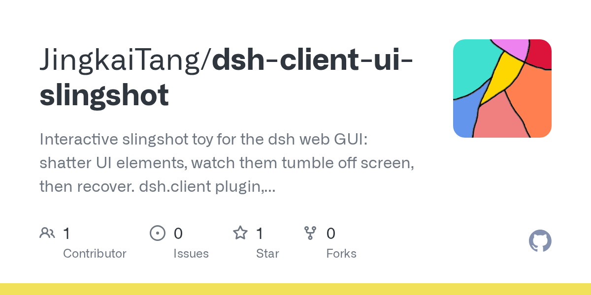 JingkaiTang/dsh-client-ui-slingshot Screenshot preview