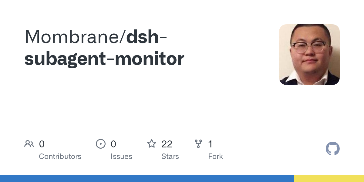 Mombrane/dsh-subagent-monitor Screenshot preview