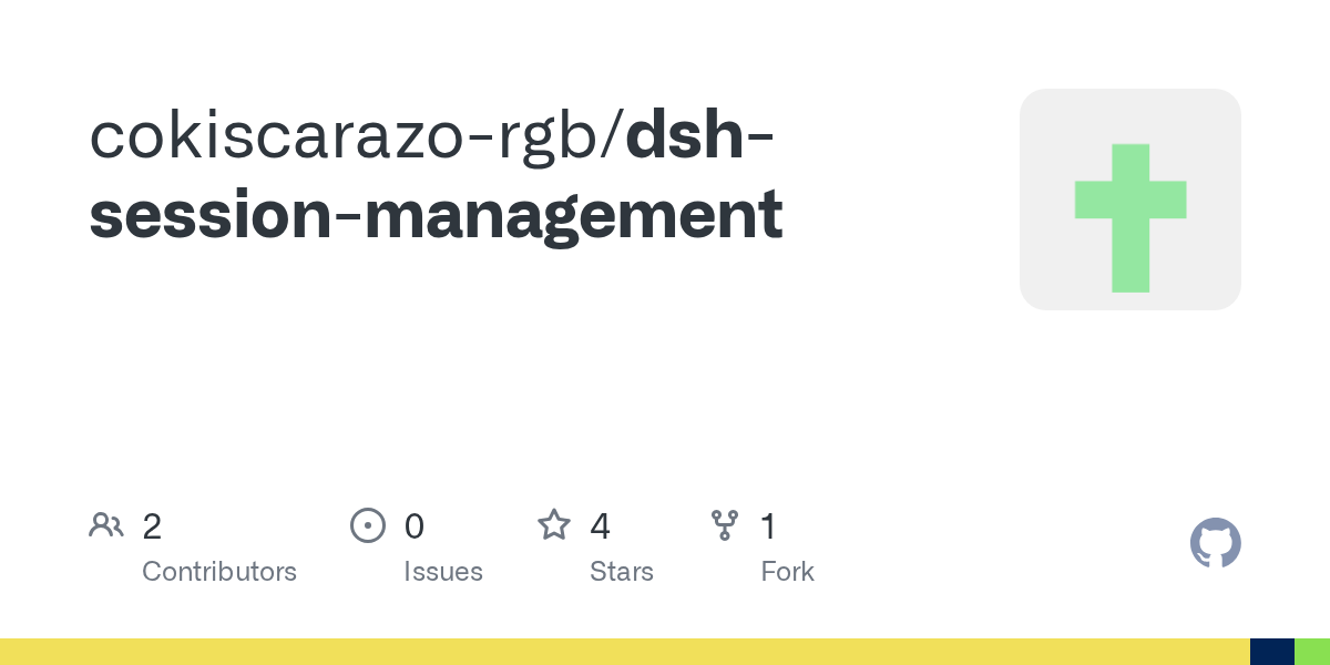 cokiscarazo-rgb/dsh-session-management Screenshot preview