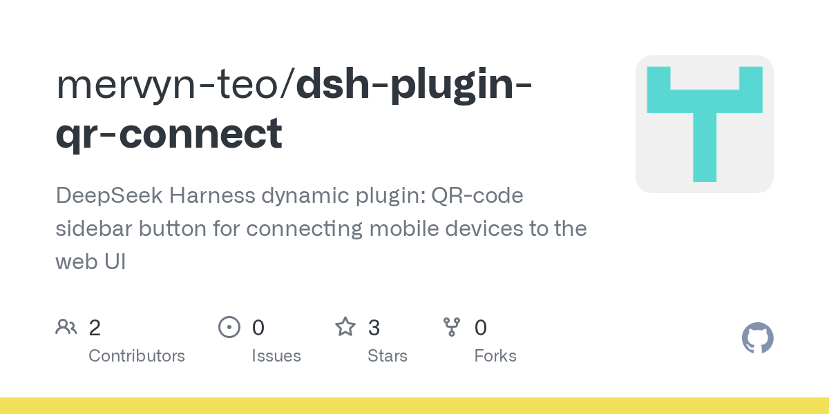 mervyn-teo/dsh-plugin-qr-connect Screenshot preview