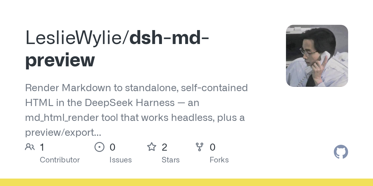 LeslieWylie/dsh-md-preview Screenshot preview