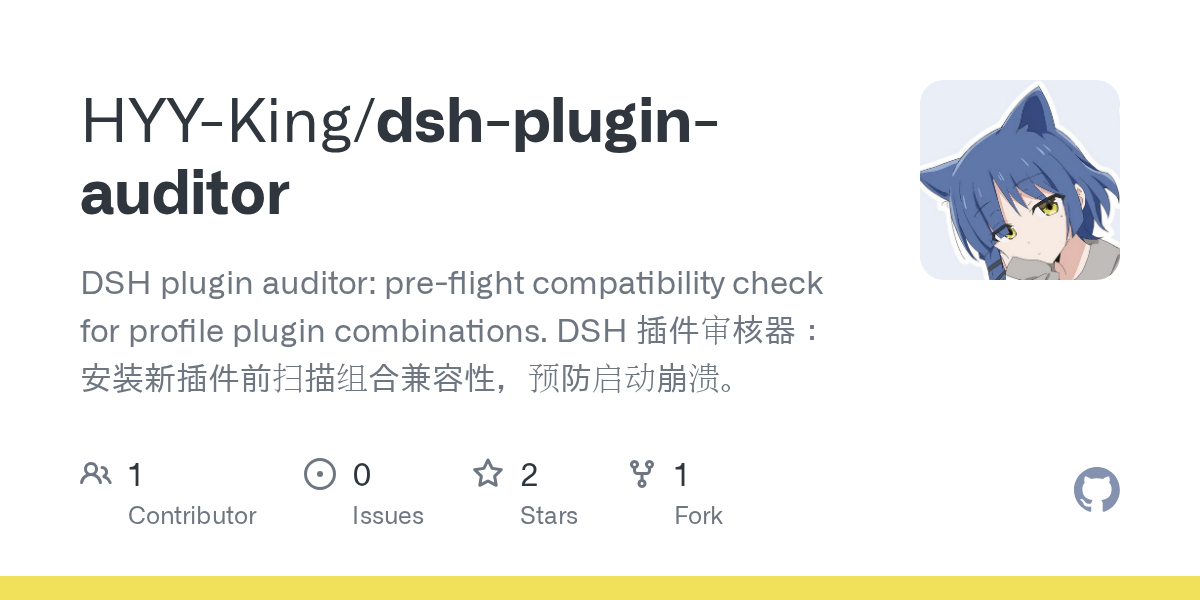 HYY-King/dsh-plugin-auditor Screenshot preview