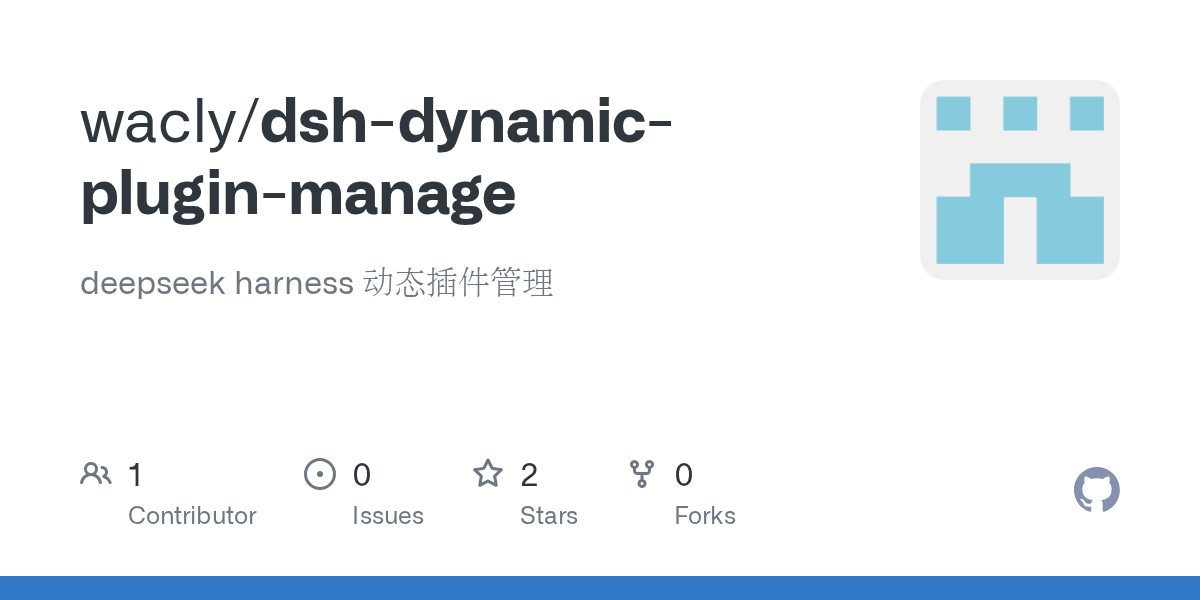 wacly/dsh-dynamic-plugin-manage Screenshot preview
