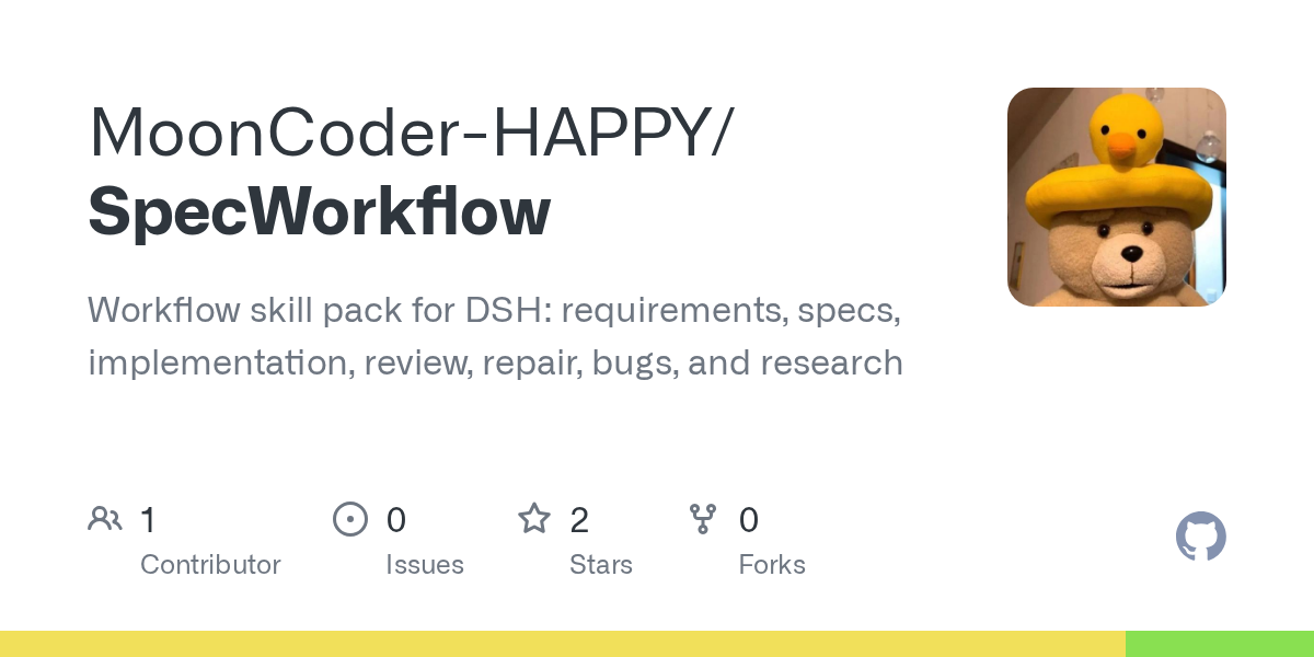 MoonCoder-HAPPY/SpecWorkflow Screenshot preview