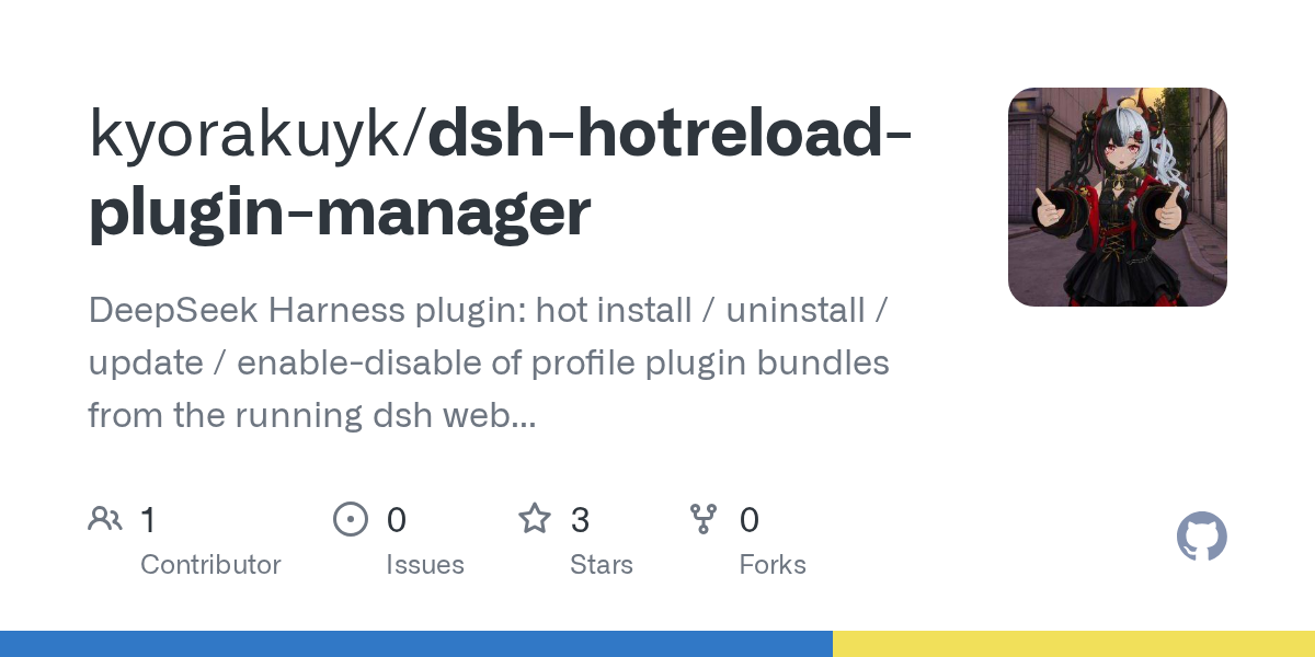 kyorakuyk/dsh-hotreload-plugin-manager Screenshot preview