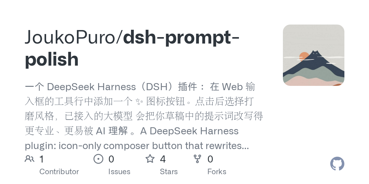 JoukoPuro/dsh-prompt-polish Screenshot preview