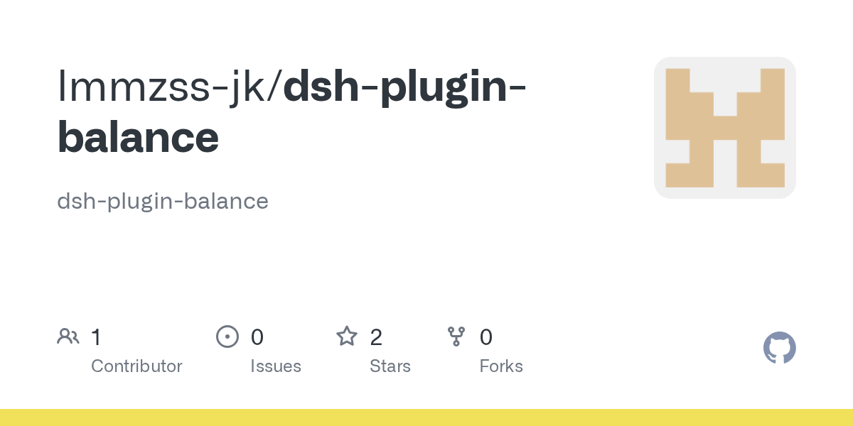 lmmzss-jk/dsh-plugin-balance Screenshot preview