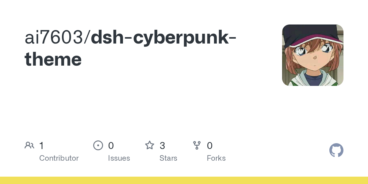 ai7603/dsh-cyberpunk-theme Screenshot preview