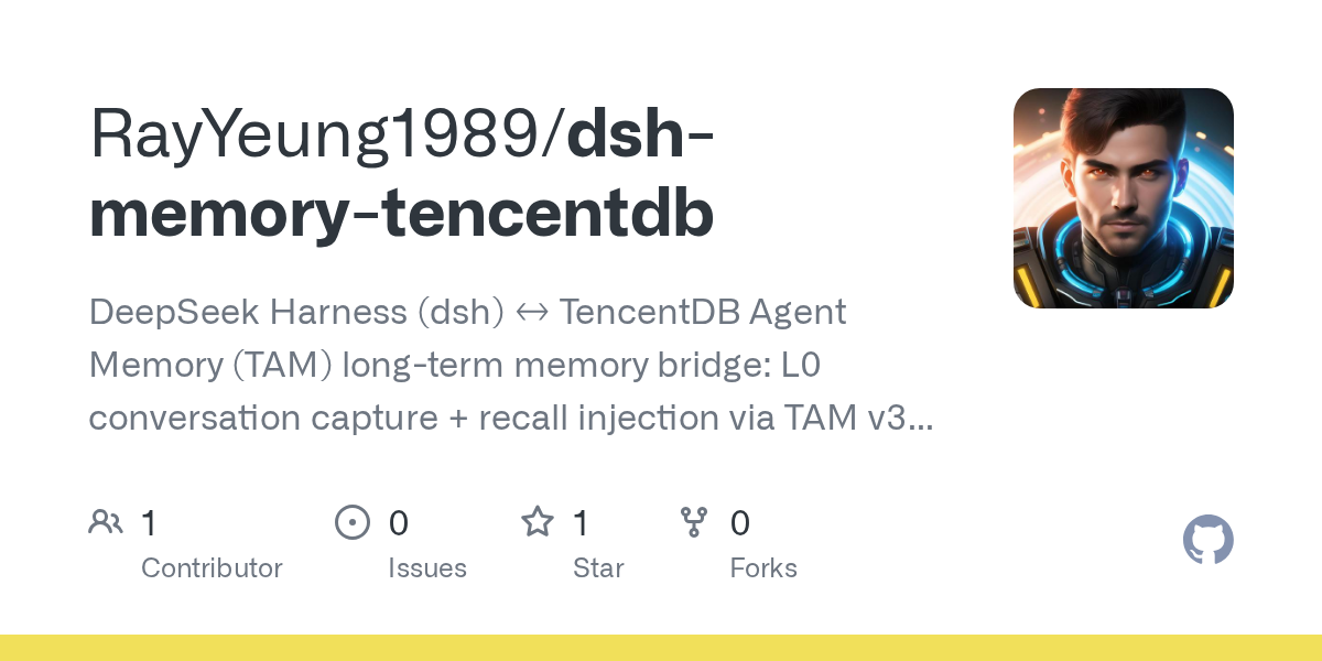 RayYeung1989/dsh-memory-tencentdb Screenshot preview