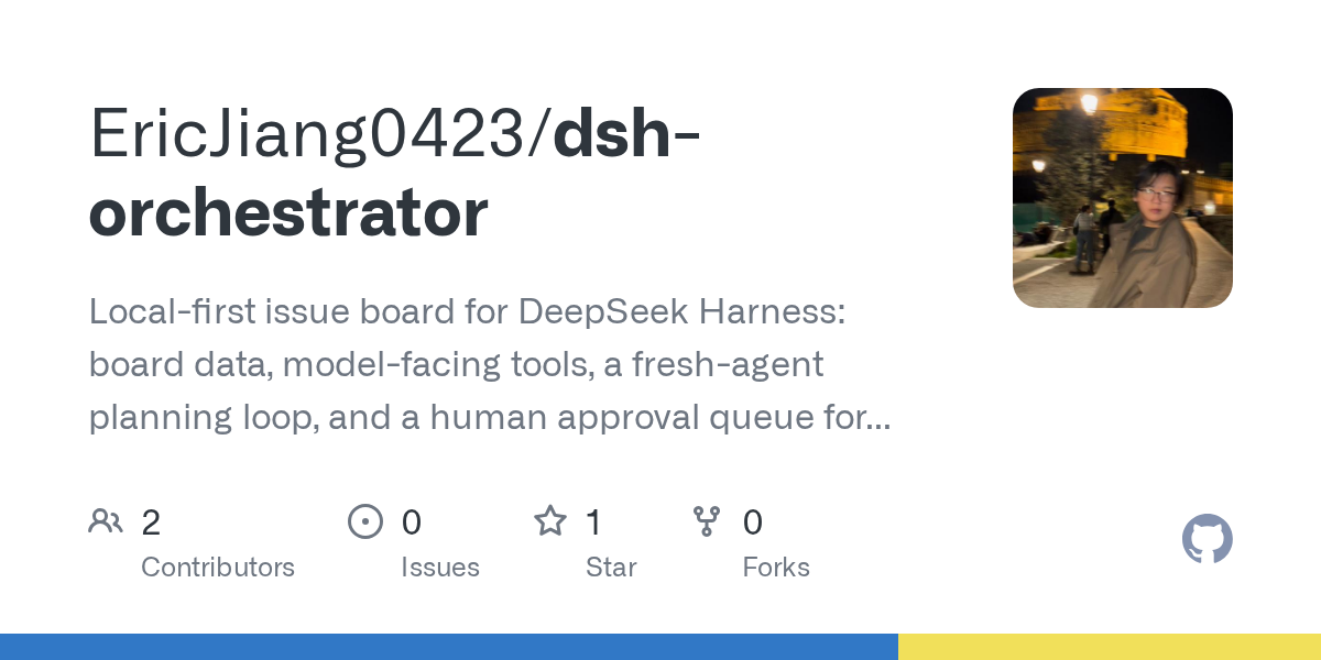 EricJiang0423/dsh-orchestrator Screenshot preview