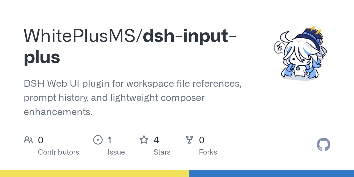 WhitePlusMS/dsh-input-plus Screenshot preview