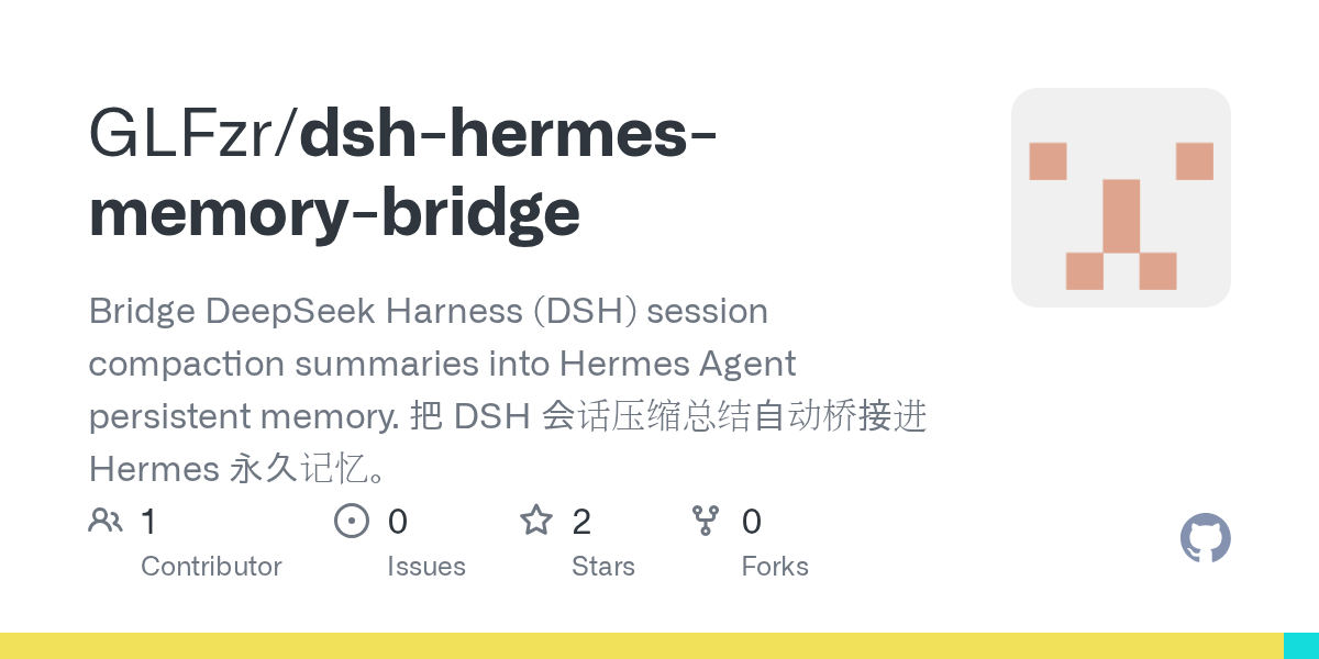 GLFzr/dsh-hermes-memory-bridge Screenshot preview