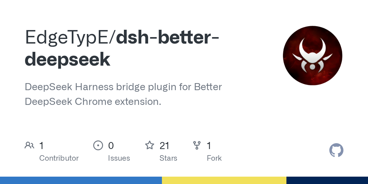 EdgeTypE/dsh-better-deepseek Screenshot preview