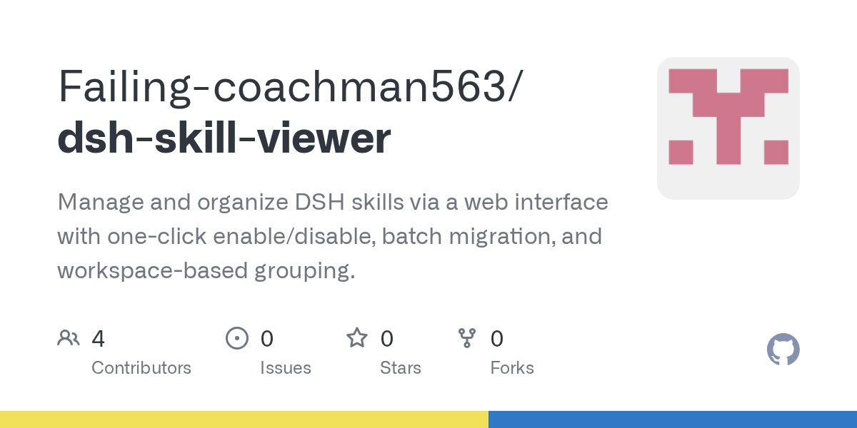 Failing-coachman563/dsh-skill-viewer Screenshot preview