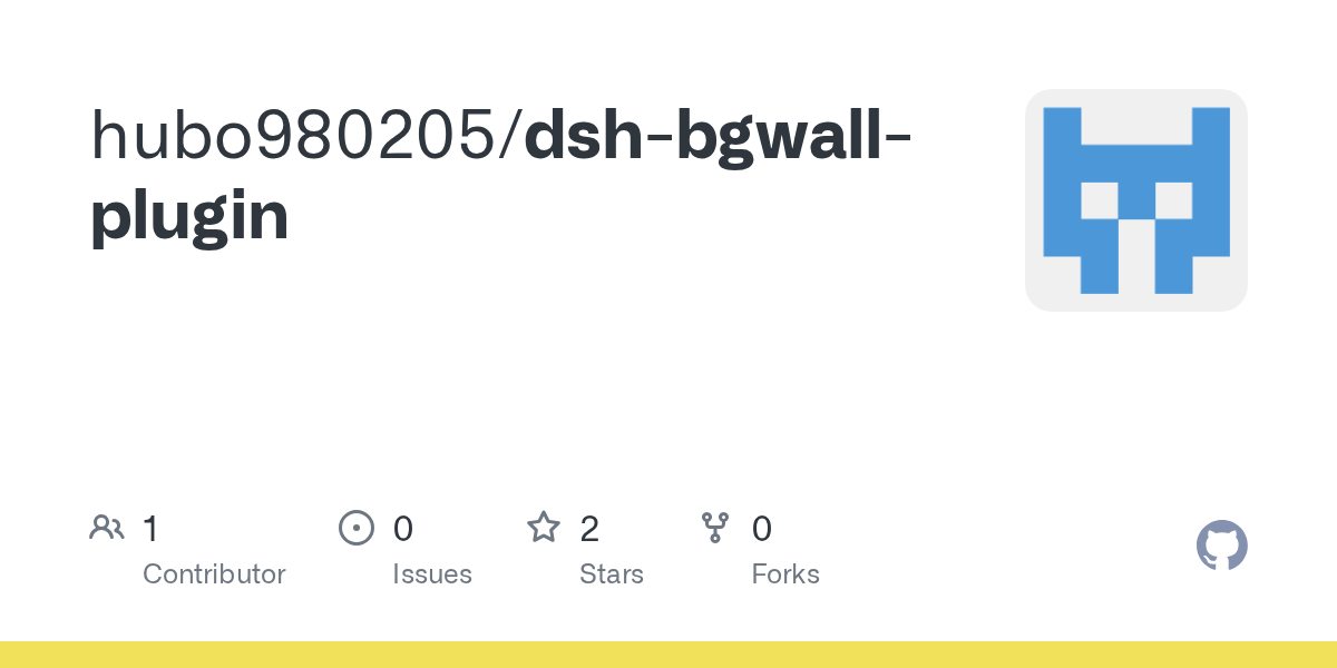 hubo980205/dsh-bgwall-plugin Screenshot preview