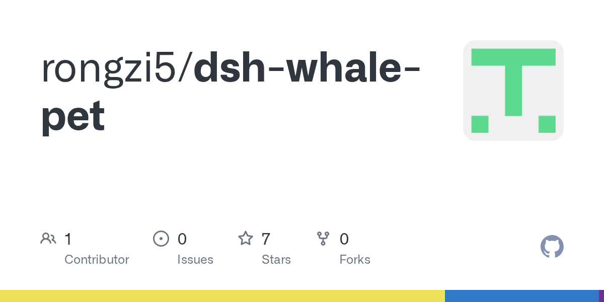 rongzi5/dsh-whale-pet Screenshot preview