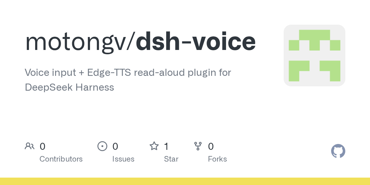 motongv/dsh-voice Screenshot preview