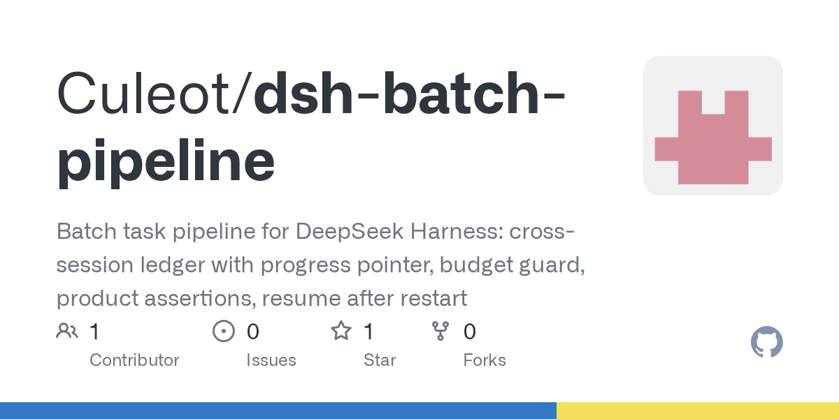 Culeot/dsh-batch-pipeline Screenshot preview