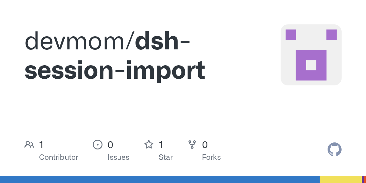 devmom/dsh-session-import Screenshot preview