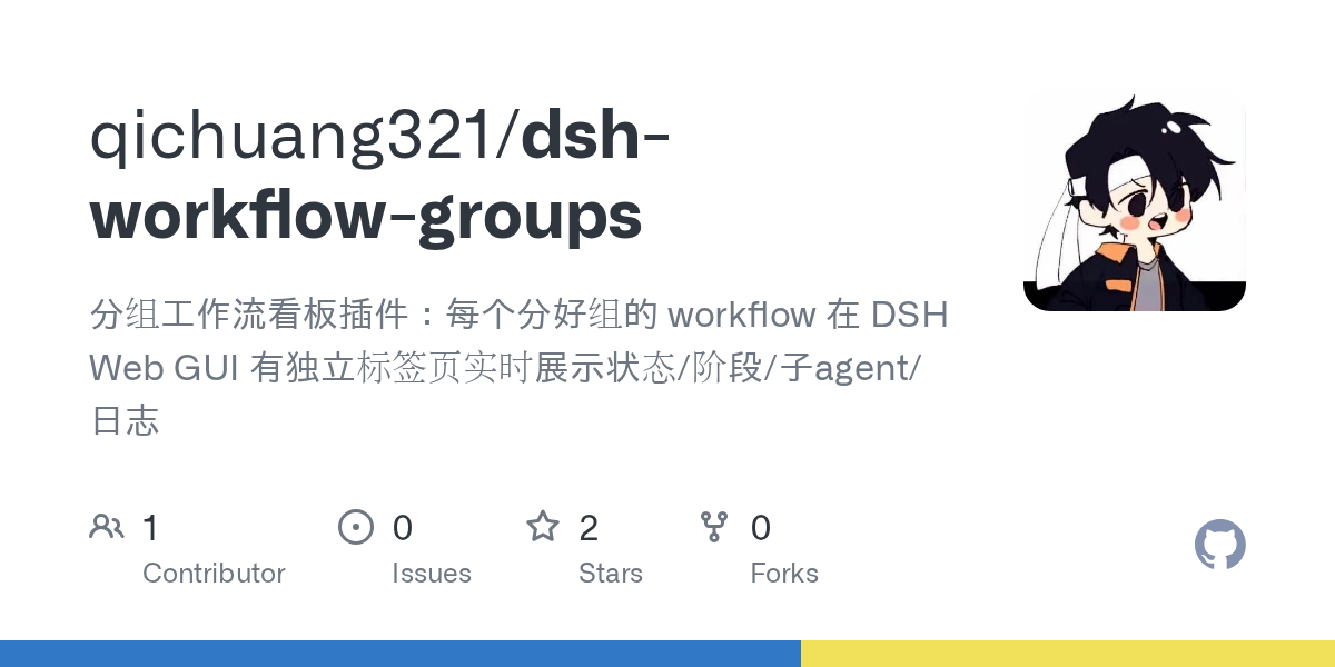 qichuang321/dsh-workflow-groups Screenshot preview