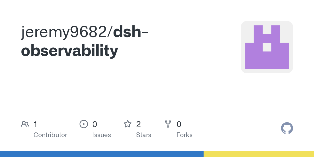 jeremy9682/dsh-observability Screenshot preview