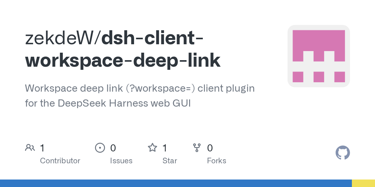 zekdeW/dsh-client-workspace-deep-link Screenshot preview
