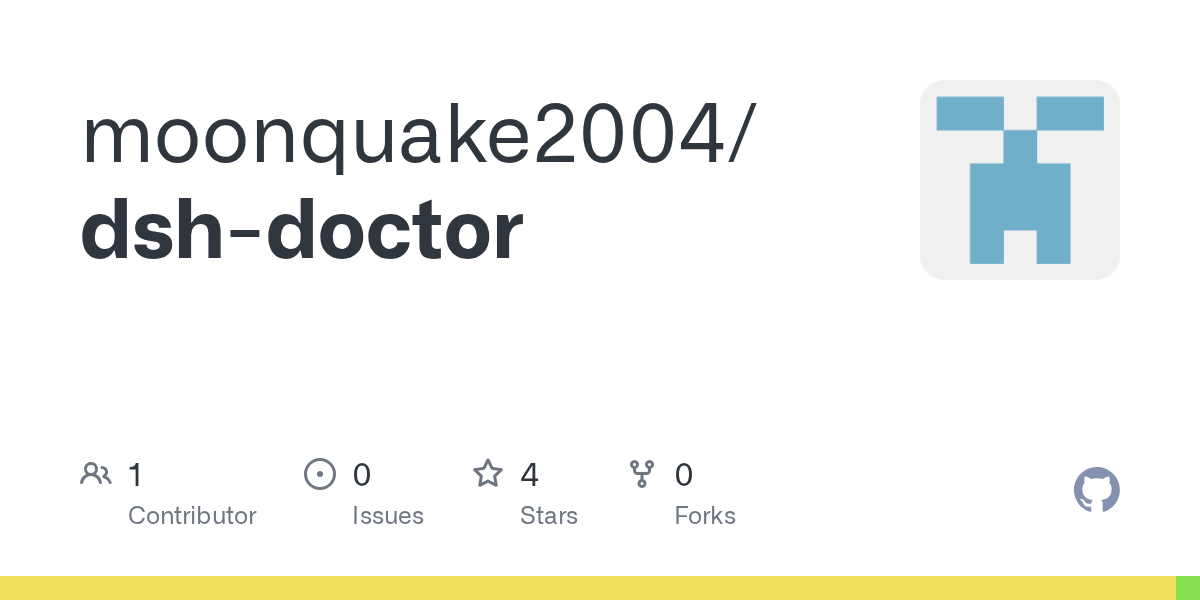 moonquake2004/dsh-doctor Screenshot preview