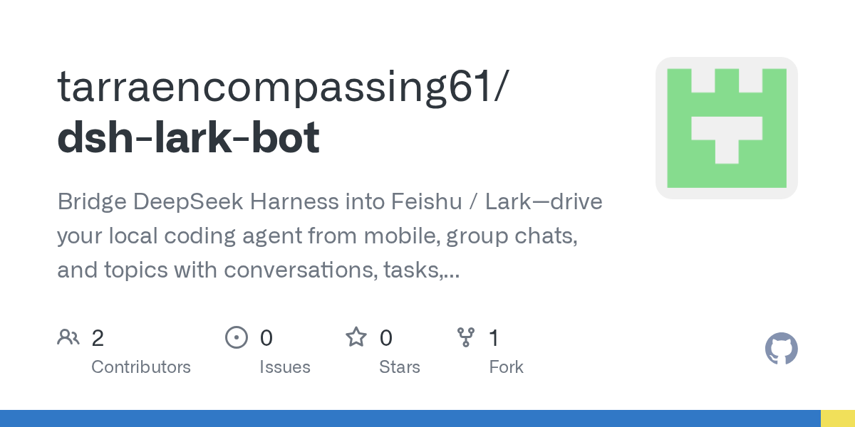 tarraencompassing61/dsh-lark-bot Screenshot preview