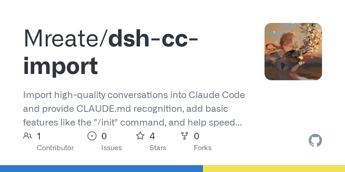 Mreate/dsh-cc-import Screenshot preview