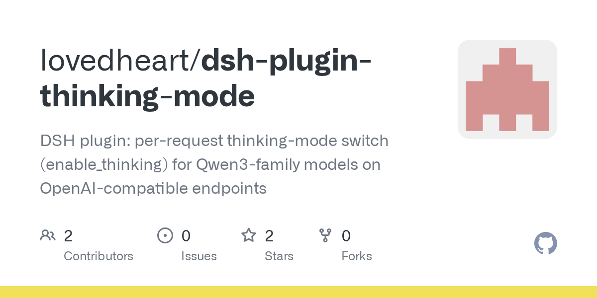 lovedheart/dsh-plugin-thinking-mode Screenshot preview