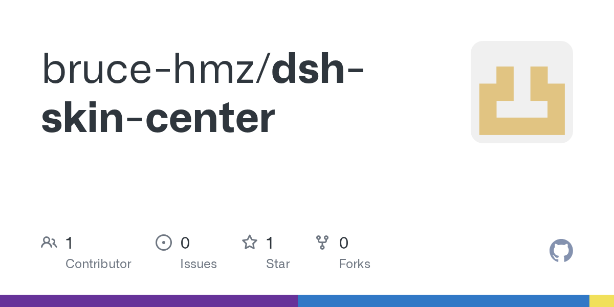 bruce-hmz/dsh-skin-center Screenshot preview