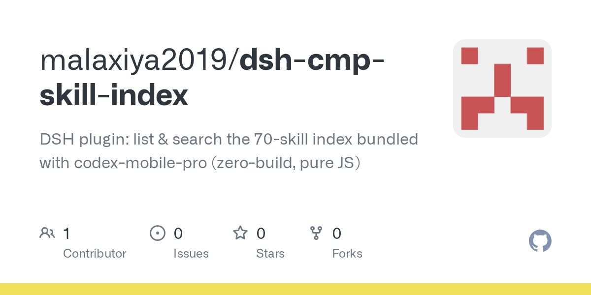 malaxiya2019/dsh-cmp-skill-index Screenshot preview
