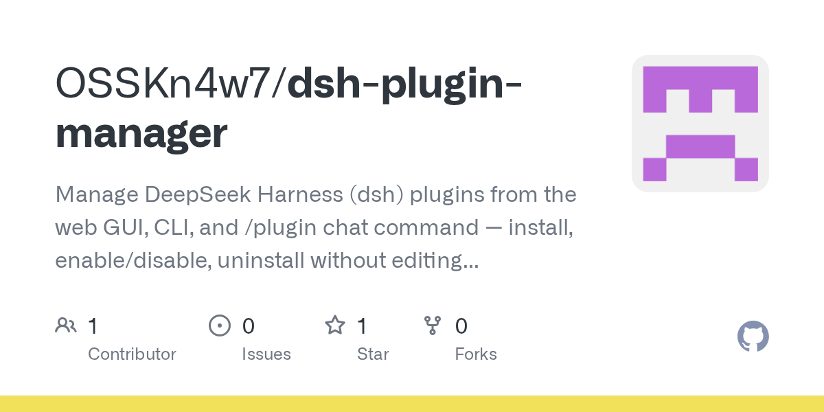 OSSKn4w7/dsh-plugin-manager Screenshot preview