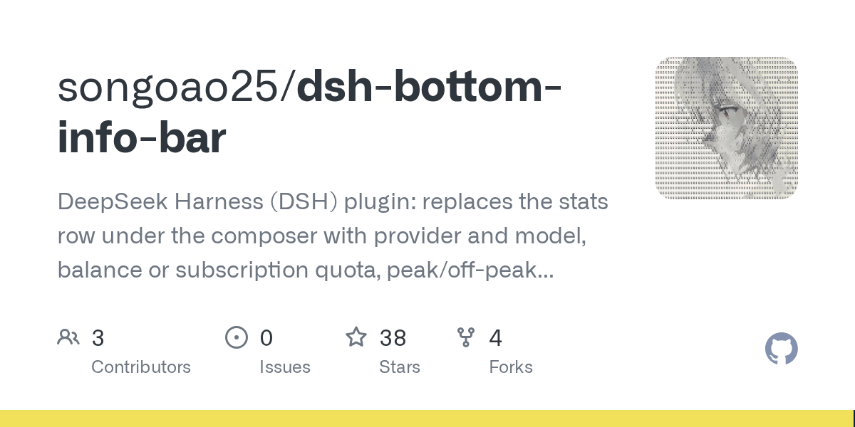 songoao25/dsh-bottom-info-bar Screenshot preview
