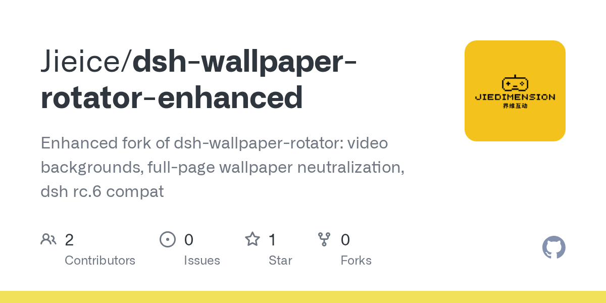 Jieice/dsh-wallpaper-rotator-enhanced Screenshot preview