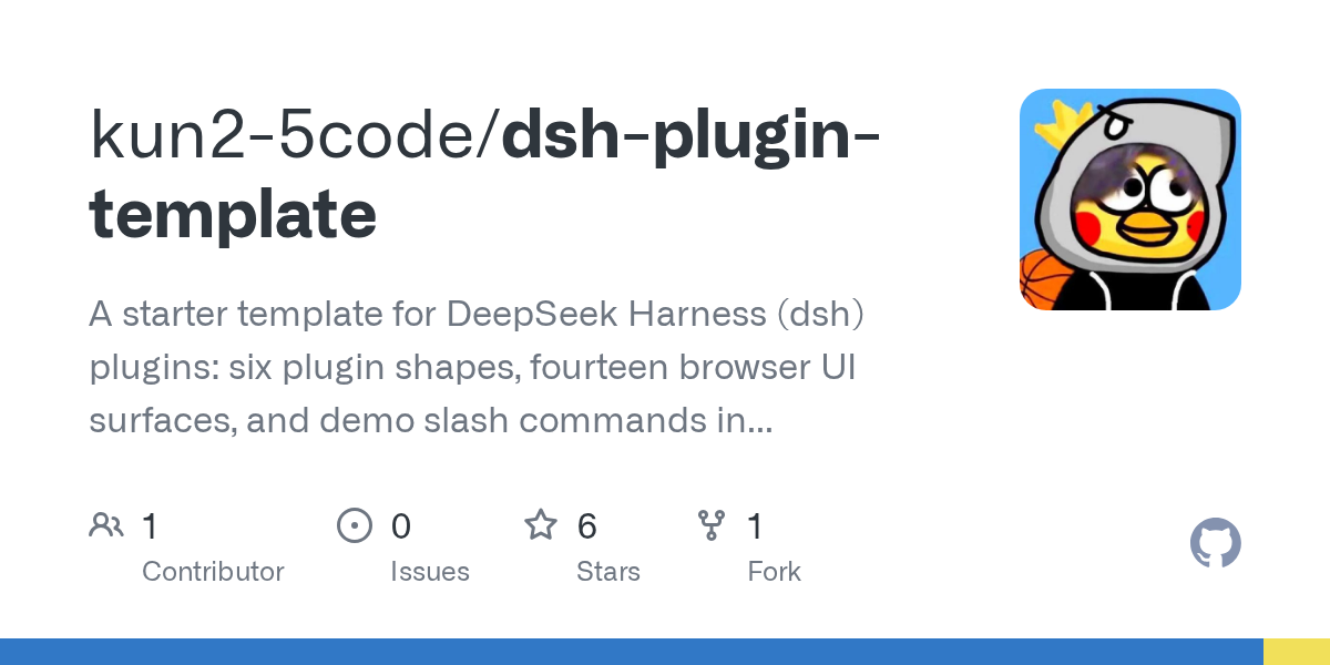 kun2-5code/dsh-plugin-template Screenshot preview