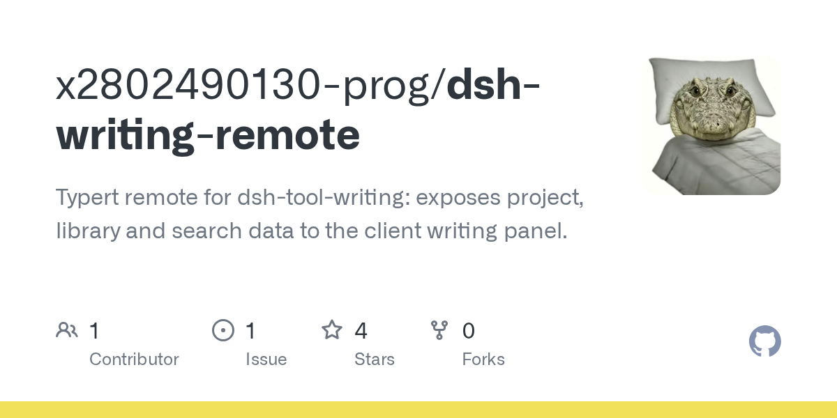 x2802490130-prog/dsh-writing-remote Screenshot preview