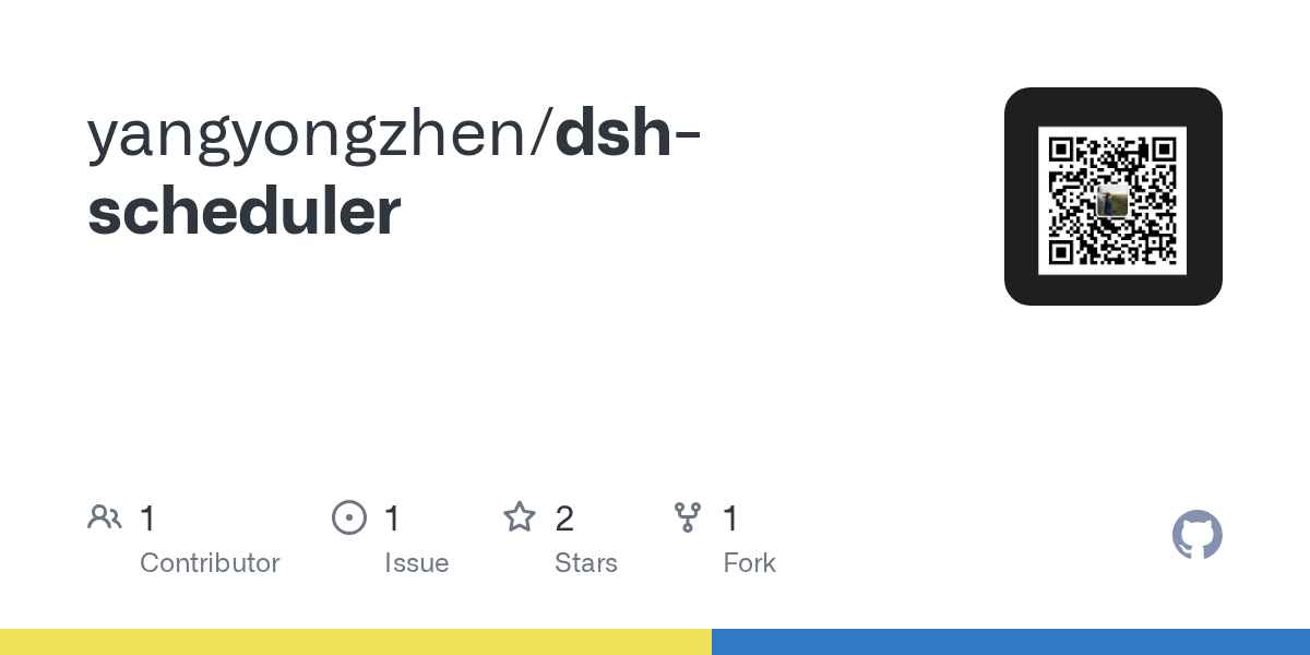 yangyongzhen/dsh-scheduler Screenshot preview