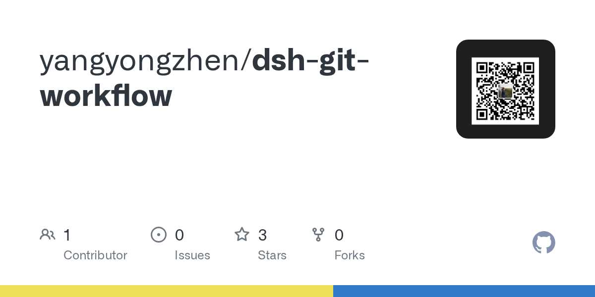 yangyongzhen/dsh-git-workflow Screenshot preview