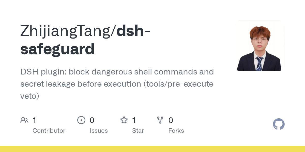 ZhijiangTang/dsh-safeguard Screenshot preview
