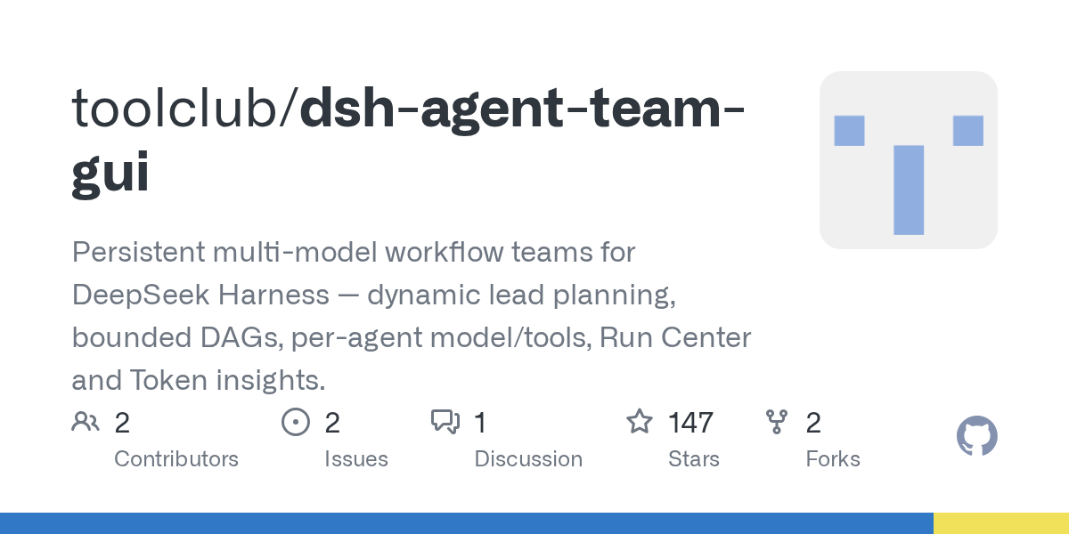 toolclub/dsh-agent-team-gui Screenshot preview